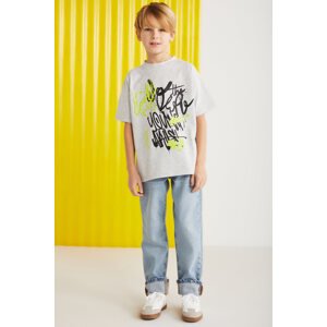 Jerry Boys 100% Cotton Printed Short Sleeve Grimelange T-shirt