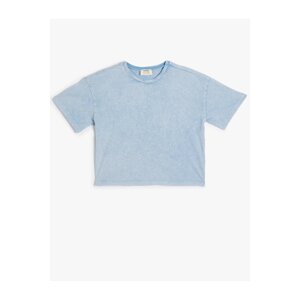 Koton Basic T-Shirt Short Sleeved Crew Neck