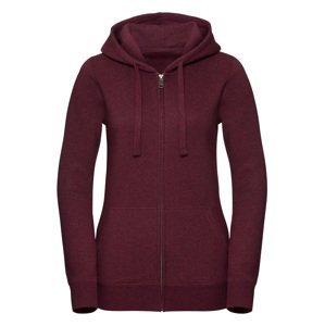 Women's Authentic Melange Zipped Hooded Sweat Russell