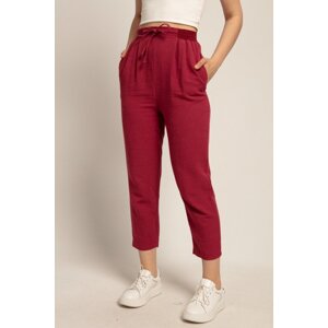 Laluvia Elastic Pleated Trousers