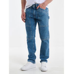 Big Star Man's Tapered Trousers Denim 190094 Light Denim-109