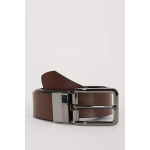 DEFACTO Man Double Sided Clasp Faux Leather Classic Belt