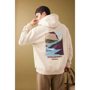 DEFACTO Oversize Fit Discovery Licensed Long Sleeve Sweatshirt