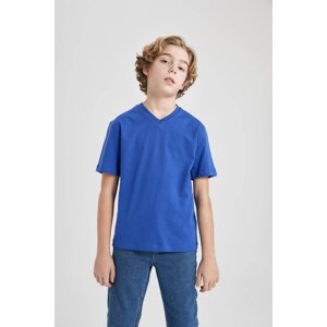 DEFACTO Boy Regular Fit V Neck Short Sleeve T-Shirt