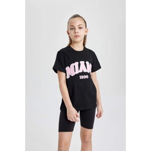 DEFACTO Girl Regular Fit Short Sleeve T-Shirt