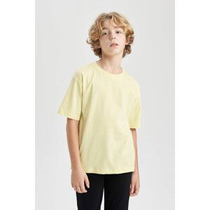 DEFACTO Boy Oversize Fit Crew Neck Basic T-Shirt