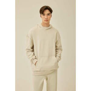 DEFACTO Comfort Fit Hooded Basic Sweatshirt