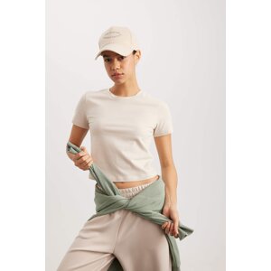 DeFactoFit Crop Crew Neck Sports T-Shirt