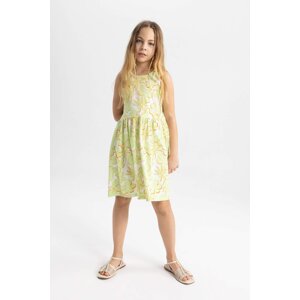 DEFACTO Girl Patterned Sleeveless Dress