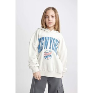 DEFACTO Girl Oversize Fit Hooded Sweatshirt
