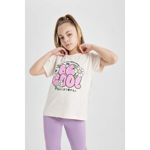 DEFACTO Girl Regular Fit Short Sleeve T-Shirt