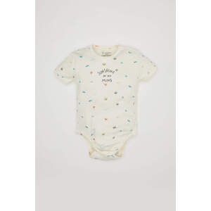 DEFACTO Baby Boy Short Sleeve Short Sleeve Snap Body