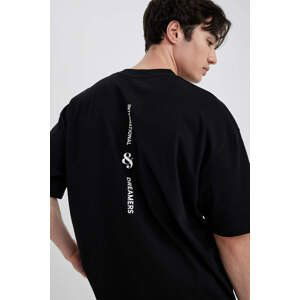 DEFACTO Oversize Fit Crew Neck T-Shirt