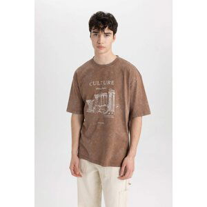 DEFACTO Oversize Fit Crew Neck T-Shirt