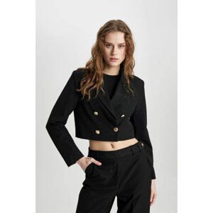 DEFACTO Crop Jacket Collar Blazer