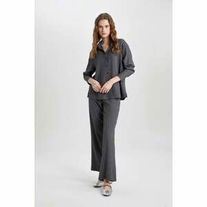 DEFACTO Wide Leg Pocket High Waist Long Trousers