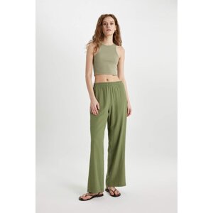 DEFACTO Wide Leg Pocket High Waist Long Trousers