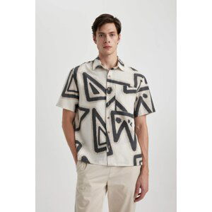 DEFACTO Relax Fit Polo Collar Short Sleeve Shirt