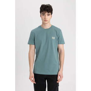 DEFACTO Slim Fit Crew Neck Printed T-Shirt