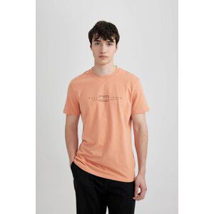 DEFACTO Slim Fit Crew Neck Printed T-Shirt