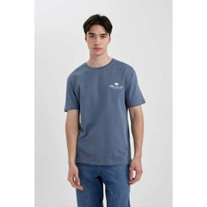 DEFACTO Regular Fit Crew Neck Printed T-Shirt