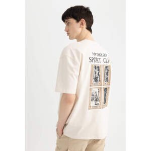 DEFACTO Oversize Fit Crew Neck T-Shirt