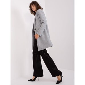 Grey classic women's coat OCH BELLA