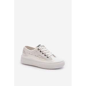 Lee Cooper Women's Lace Sneakers White
