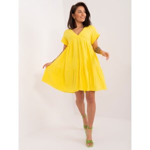 Yellow Everyday Oversize Dress