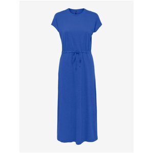 Blue women's basic midi dress ONLY May - Women