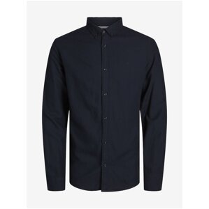 Men's Dark Blue Jack & Jones Maze Shirt - Men