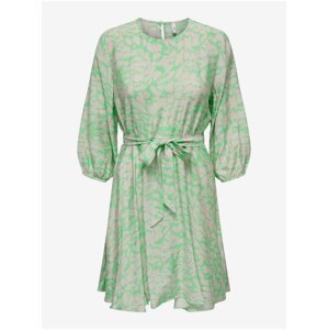 Light Green Women's Patterned Dress ONLY Celina - Women