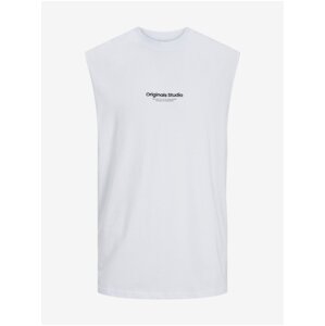 Men's White Tank Top Jack & Jones Vesterbro - Men