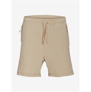 Beige Men's Tracksuit Shorts Jack & Jones Gordon - Men