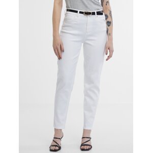 Orsay White Women's Mom Jeans - Women's