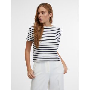 Orsay Blue and cream women's striped t-shirt - Women