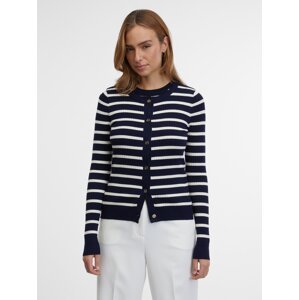 Orsay Women's Striped Cardigan Navy Blue - Women's