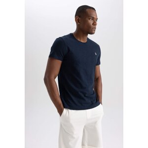 DEFACTO Slim Fit Crew Neck Printed T-Shirt