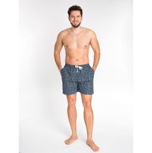 Yoclub Man's Swimsuits Men's Beach Shorts P3 Navy Blue