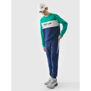 4F jogger sweatpants for boys - navy blue