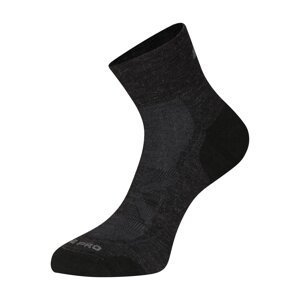 Antibacterial merino wool socks ALPINE PRO DERERE black