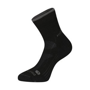Antibacterial socks made of merino wool ALPINE PRO KEROWE black