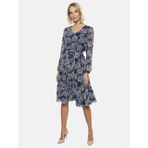 Potis & Verso Woman's Dress Milana Navy Blue