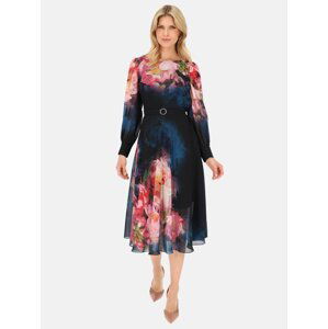 Potis & Verso Woman's Dress Paloma Navy Blue