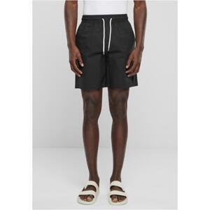 Men's Seersucker Shorts - Black