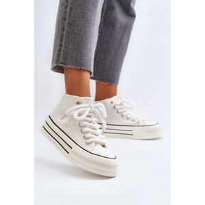 Women's Platform Sneakers White Aineri