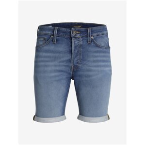 Blue Mens Denim Shorts Jack & Jones Rick - Men