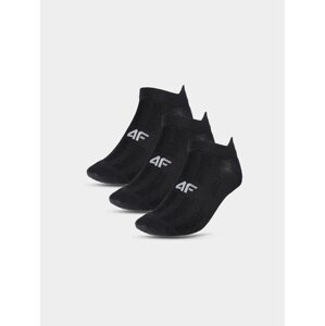 Men's Sports Socks Under the Ankle (3pack) 4F - Black