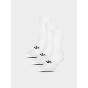 Men's Casual Socks Above the Ankle (3pack) 4F - White