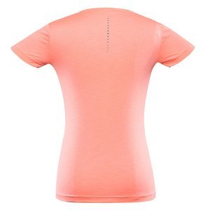Women's quick-drying T-shirt ALPINE PRO BASIKA neon salmon